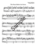 The Peace before the Storm: Piano Sheet Music